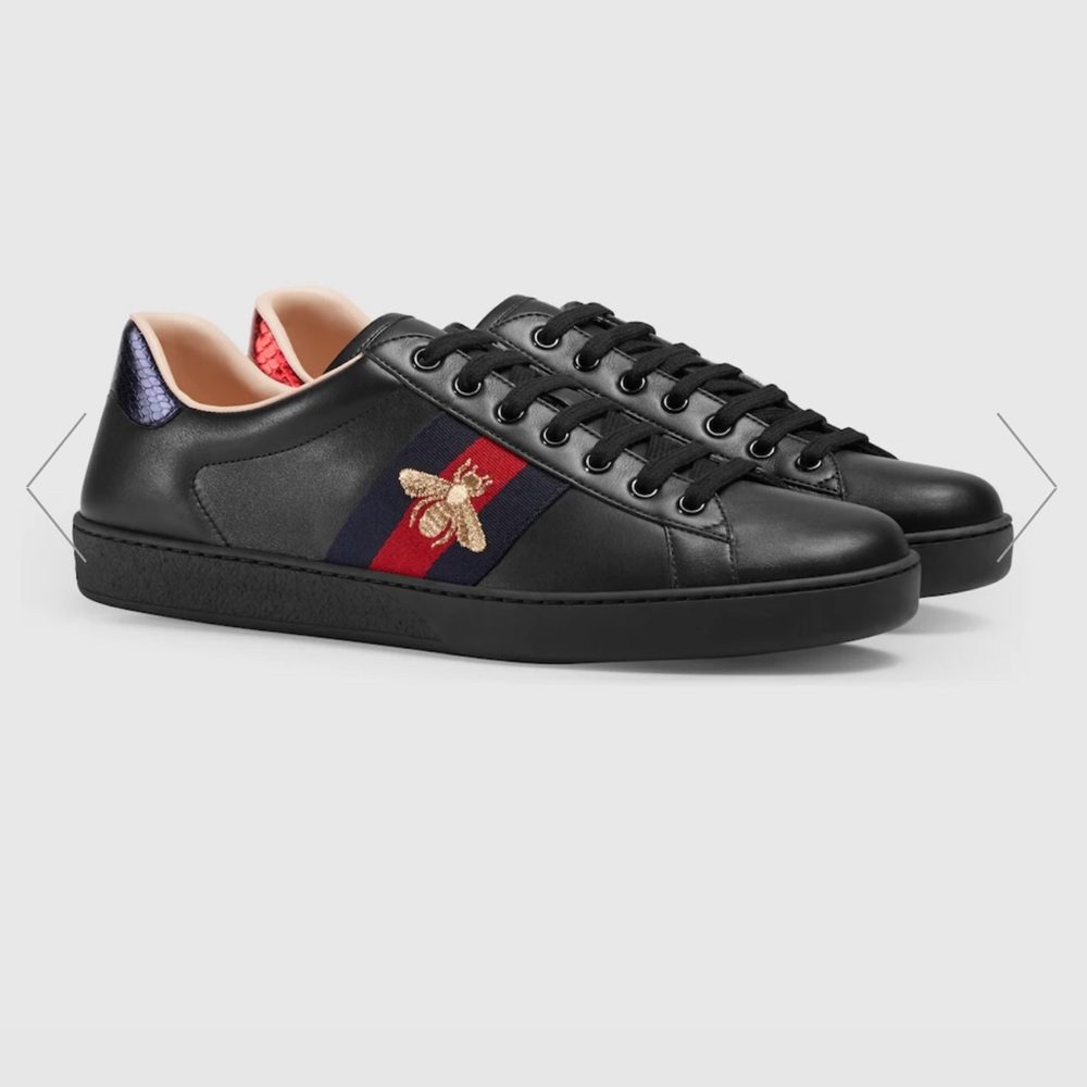 Gucci- Men’s Ace Sneaker with Embroidery